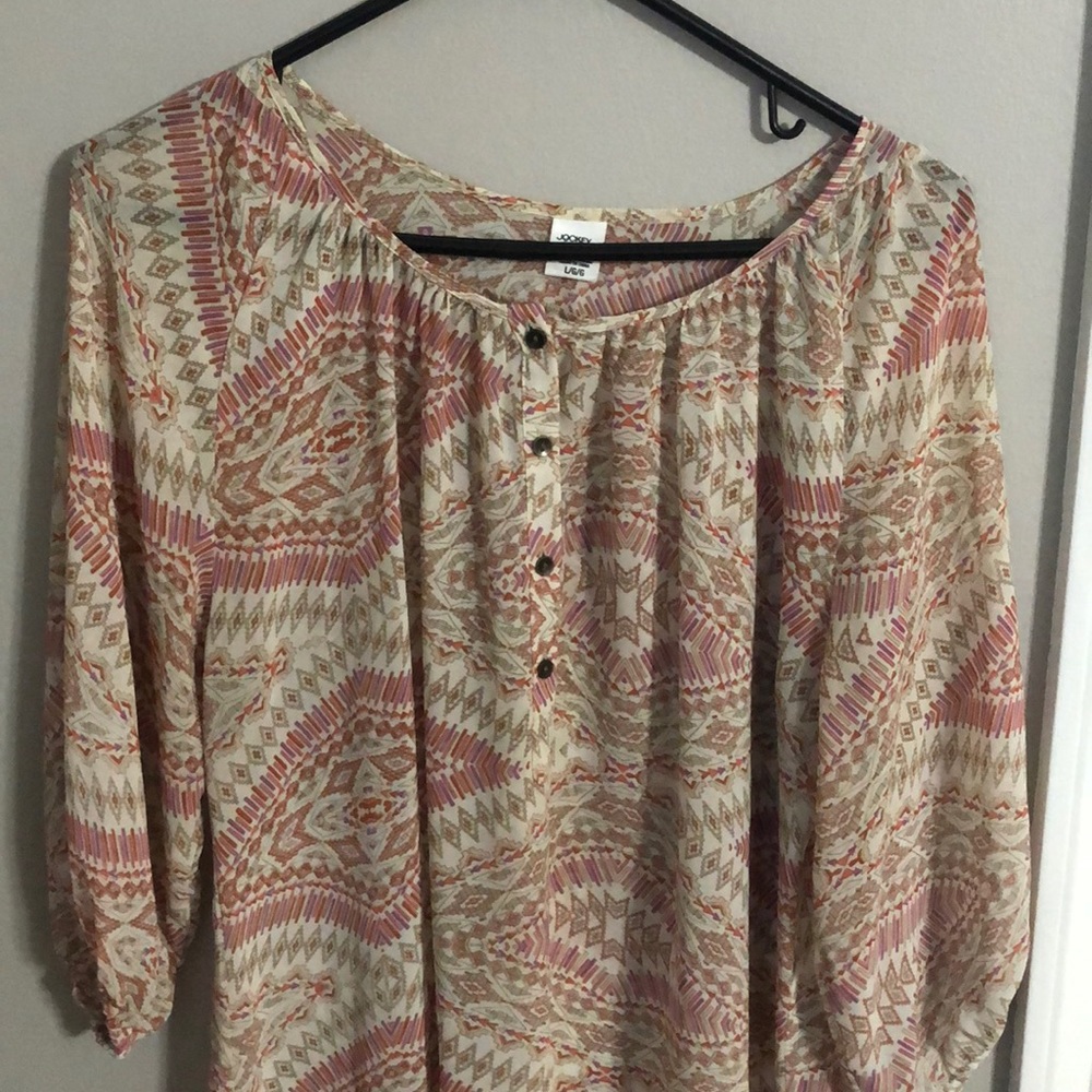 Boho inspired tunic with waist belt